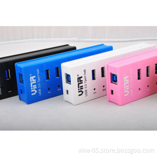 7 Ports UUB 3.0 Hub, Super Speed 5Gbps, Plug-and-play